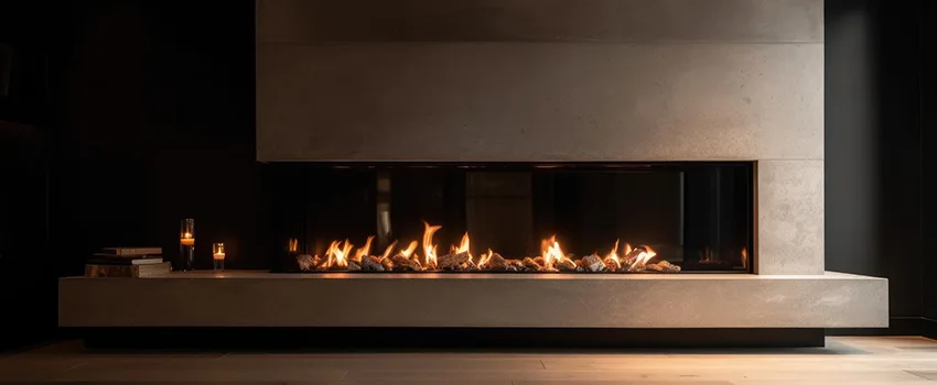 Gas Fireplace Ember Bed Design Services in Oak Harbor, Washington