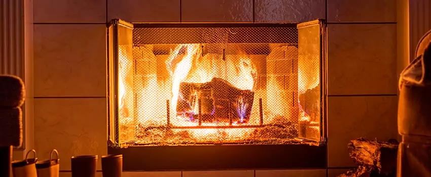 Mendota Hearth Landscape Fireplace Installation in Oak Harbor, Washington