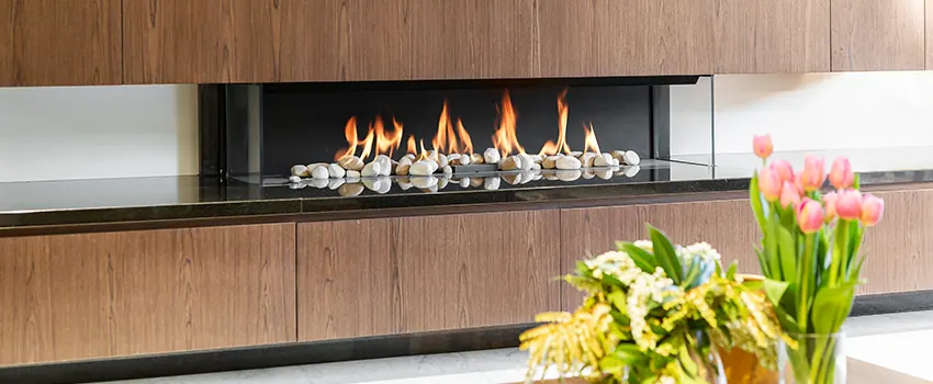 Double-height Fireplace Design Refurbishment in Oak Harbor, Washington