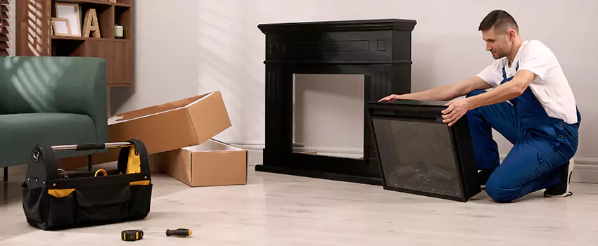 Old Rusted Metal Fireplace Repair And Replacement in Oak Harbor, WA